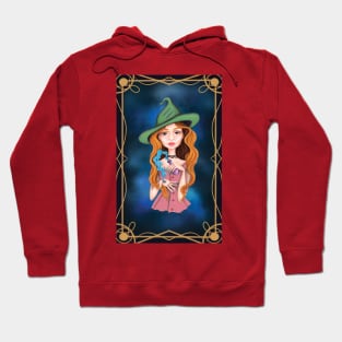 Ginger hair aquarius witch Hoodie